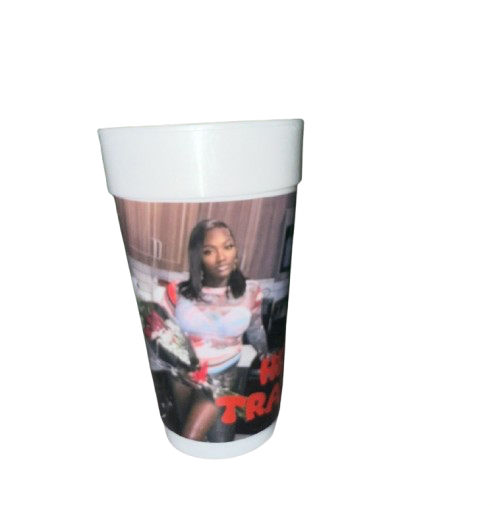 All over STROFOAM cup